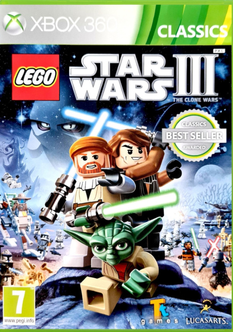 LEGO Star Wars III: The Clone Wars Xbox 360 Używana LEGO Star Wars III: The Clone Wars Xbox 360 Używana