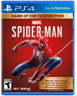 Marvel's Spider-Man Edycja Gry Roku Playstation 4 PS4 Nowa