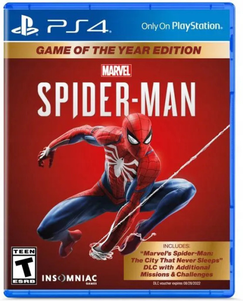 Marvel's Spider-Man Edycja Gry Roku Playstation 4 PS4 Nowa