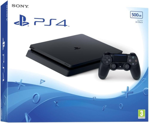 Playstation 4 Slim 500 GB + Oryginalny Pad Dualshock PS4 | Używana Playstation 4 Slim 500 GB + Oryginalny Pad Dualshock PS4 | Używana