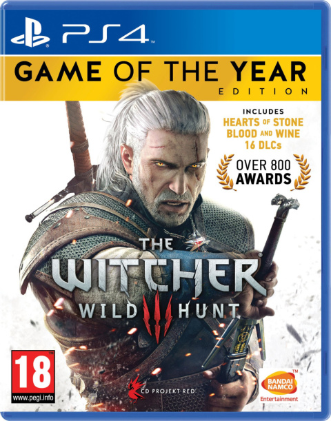 Wiedźmin 3: Dziki Gon Game Of The Year Edition Playstation 4 PS4 Nowa Wiedźmin 3: Dziki Gon Game Of The Year Edition Playstation 4 PS4 Nowa