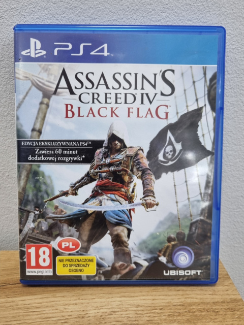 Gra Assassin’s Creed IV Black Flag Playstation 4 PS4 Używana Gra Assassin’s Creed IV Black Flag Playstation 4 PS4 Używana