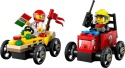 LEGO CITY Zestaw wyścigówek: pizza kontra wóz strażacki 60458