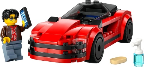LEGO CITY Czerwony samochód sportowy 60448 LEGO CITY Czerwony samochód sportowy 60448