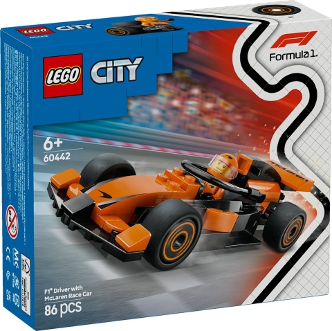 LEGO City F1® Kierowca i bolid McLaren 60442 LEGO City F1® Kierowca i bolid McLaren 60442