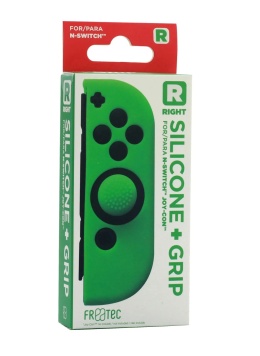 Nintendo Switch Silicone + Grip do Joy-Con Prawy (R) Zielony