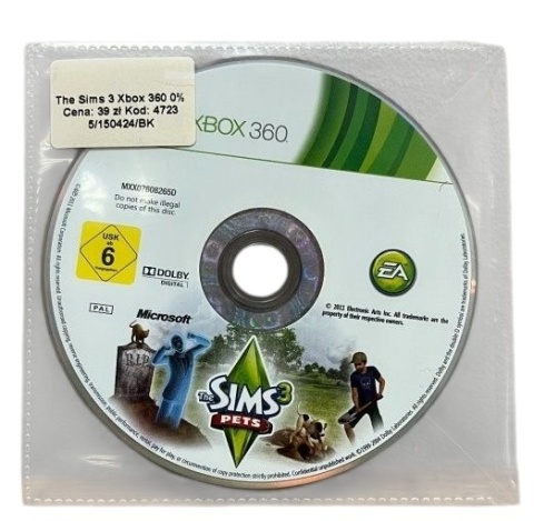Gra The Sims 3: Zwierzaki Xbox 360 Używana