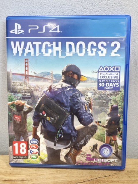 Gra Watch Dogs 2 Playstation 4 PS4 Używana Gra Watch Dogs 2 Playstation 4 PS4 Używana