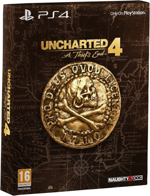 Uncharted 4 Kres Złodzieja Steelbook Playstation 4 PS4 Używana Uncharted 4 Kres Złodzieja Steelbook Playstation 4 PS4 Używana