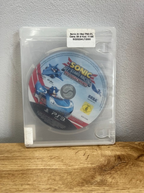 Gra Sonic & All-Stars Racing Transformed Playstation 3 PS3 Używana Gra Sonic & All-Stars Racing Transformed Playstation 3 PS3 Używana