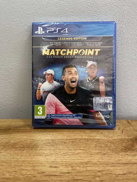 Gra Matchpoint: Tennis Championships Legends Edition Playstation 4 PS4 Nowa Gra Matchpoint: Tennis Championships Legends Edition Playstation 4 PS4 Nowa
