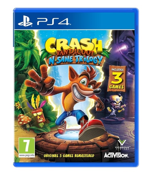 Gra Crash Bandicoot N. Sane Trilogy Playstation 4 PS4 Nowa Gra Crash Bandicoot N. Sane Trilogy Playstation 4 PS4 Nowa