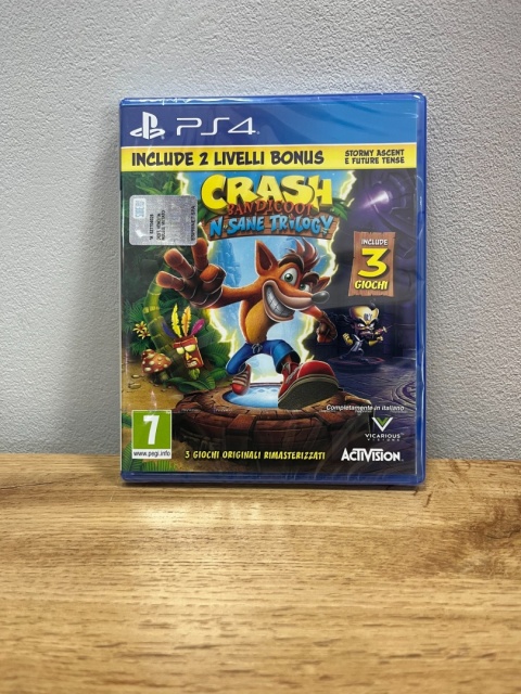 Gra Crash Bandicoot N. Sane Trilogy Playstation 4 PS4 Nowa Gra Crash Bandicoot N. Sane Trilogy Playstation 4 PS4 Nowa
