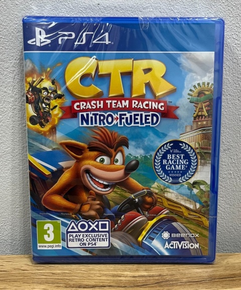 Gra Crash Team Racing Nitro-Fueled Playstation 4 PS4 Nowa Gra Crash Team Racing Nitro-Fueled Playstation 4 PS4 Nowa